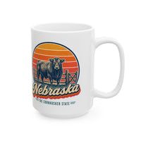 Nebraska Cattle Ranch Mug