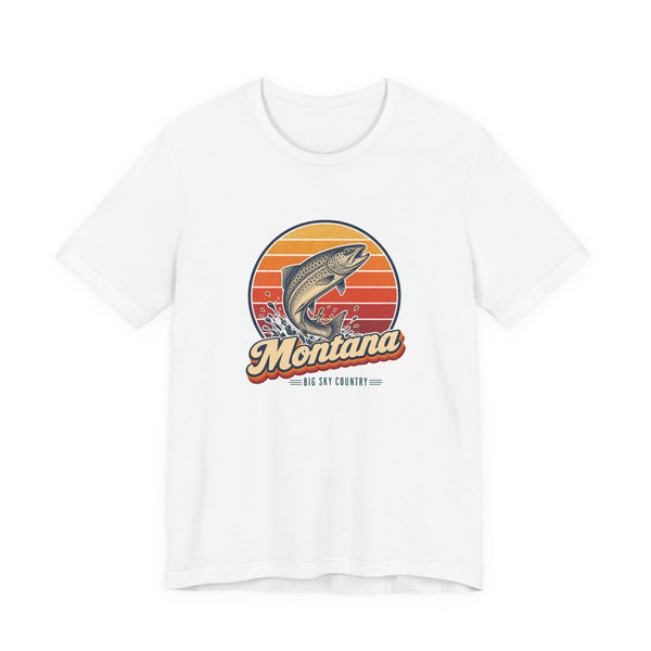 Montana Trout Leaping Tee