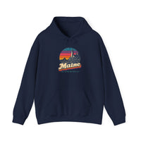 Maine Retro Sunset Hoodie