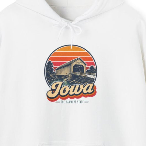Iowa Madison County Covered Bridge Hoodie