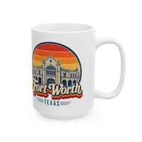 Fort Worth Retro Sunset Mug