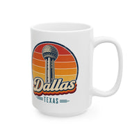 Dallas Retro Sunset Mug