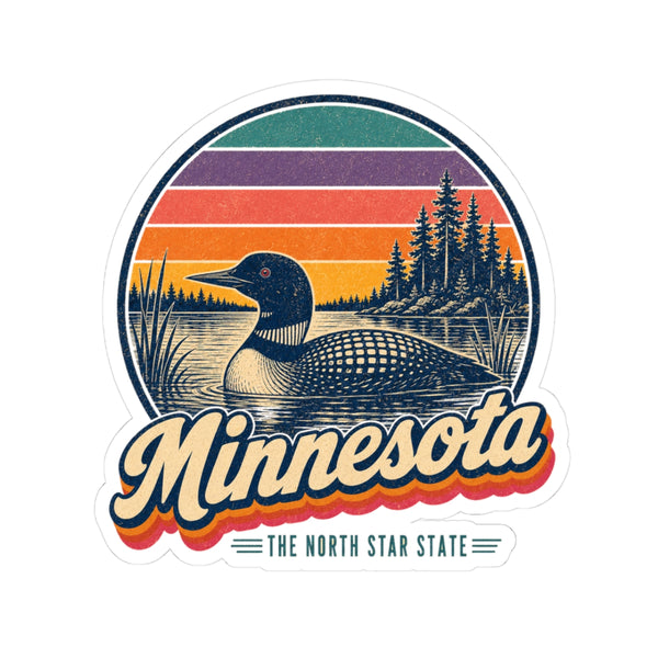 Minnesota Common Loon Sticker