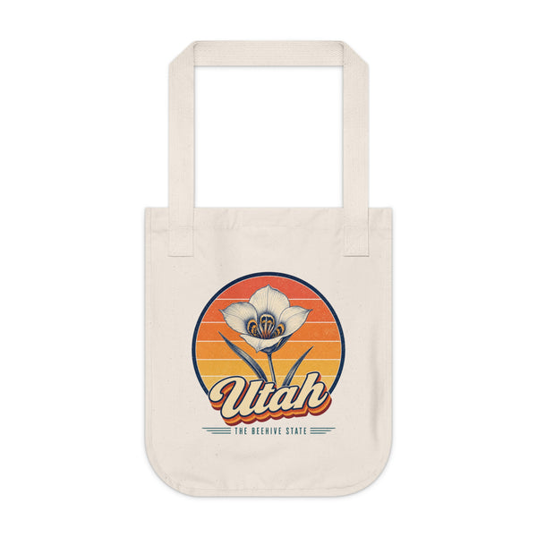 Utah Sego Lily Tote Bag