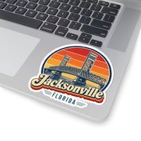 Jacksonville Retro Sunset Sticker