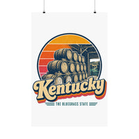 Kentucky Bourbon Barrels Poster