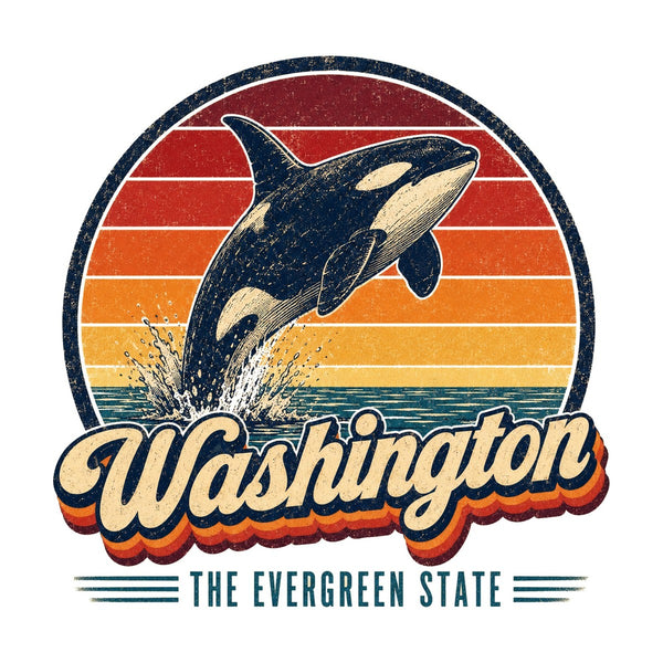 Washington Orca Whale Tee