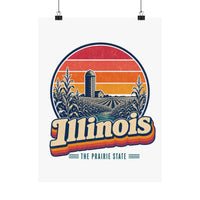 Illinois Cornfields Poster