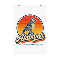Alabama Yellowhammer Bird Poster