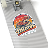 Illinois Deep Dish Pizza Sticker