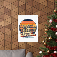 South Carolina Rainbow Row Charleston Poster