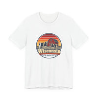 Wisconsin Dairy Cows Red Barn Tee