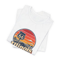 Illinois Route 66 Start Sign Tee