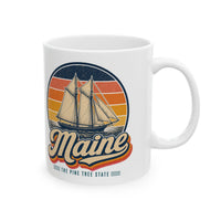 Maine Windjammer Schooner Mug