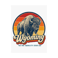 Wyoming Bison Poster