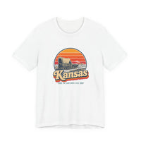 Kansas Santa Fe Trail Wagon Tee