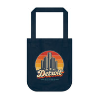 Detroit Retro Sunset Tote Bag