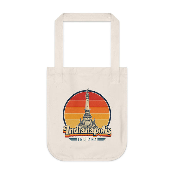 Indianapolis Retro Sunset Tote Bag