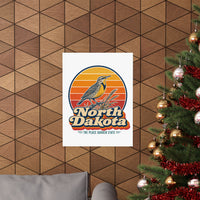 North Dakota Western Meadowlark Poster
