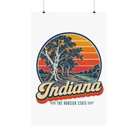 Indiana Sycamore Trees Poster