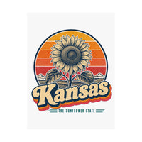 Kansas Giant Sunflower Poster