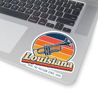 Louisiana Jazz Trumpet Sticker