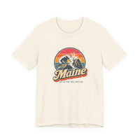 Maine Crashing Surf On Granite Tee