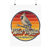 West Virginia Cardinal Poster