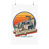 New Hampshire Granite Quarry Poster