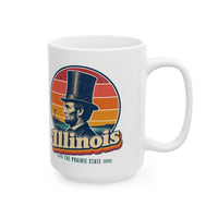 Illinois Lincoln Stovepipe Hat Mug