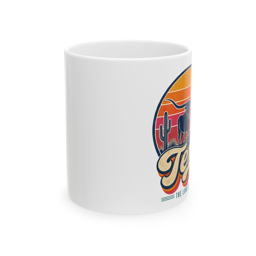 Texas Retro Sunset Mug