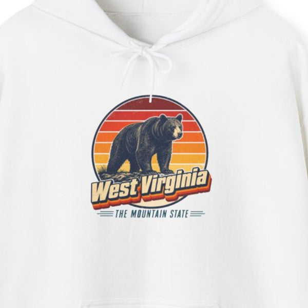 West Virginia Black Bear Hoodie