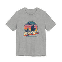 Michigan Retro Sunset Tee