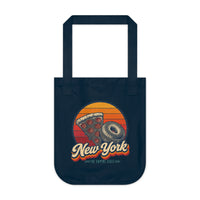 New York Pizza Slice And Bagel Tote Bag