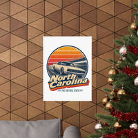 North Carolina Stock Car Racing Poster