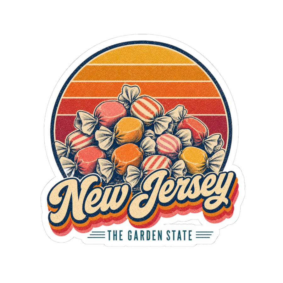New Jersey Saltwater Taffy Sticker