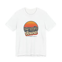 Iowa Hay Bales At Sunset Tee