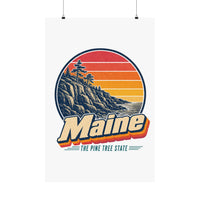 Maine Acadia Coastline Poster