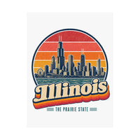 Illinois Chicago Skyline Poster