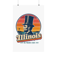 Illinois Lincoln Stovepipe Hat Poster