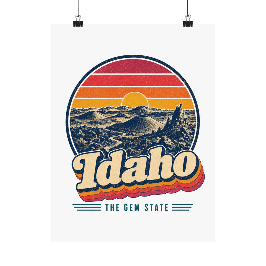 Idaho Craters Of The Moon Poster