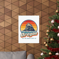 Oregon Haystack Rock Poster