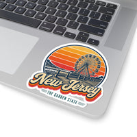 New Jersey Boardwalk And Ferris Wheel Sticker