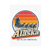 Alaska Dog Sledding Poster