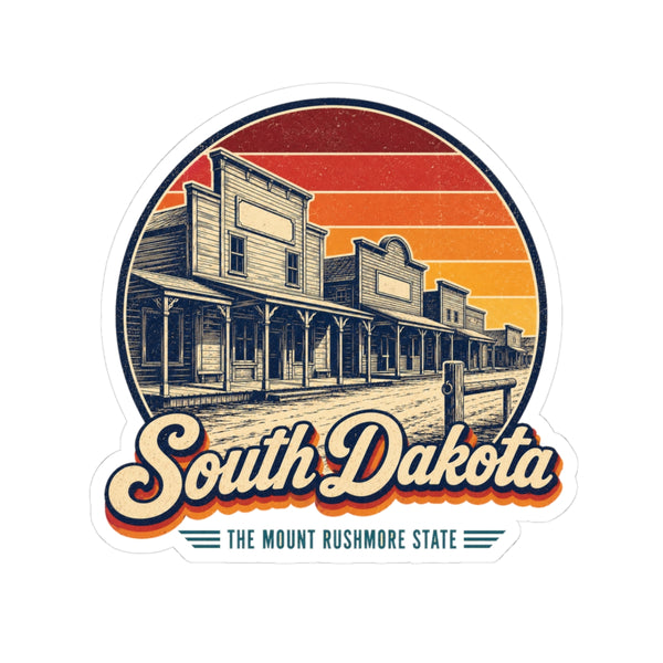 South Dakota Deadwood Old West Sticker