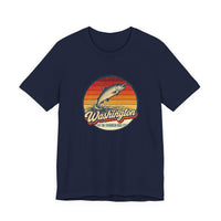 Washington Leaping Salmon Tee