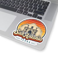 San Antonio Retro Sunset Sticker