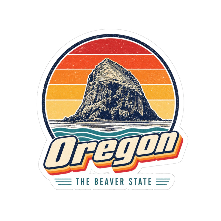 Oregon Haystack Rock Sticker