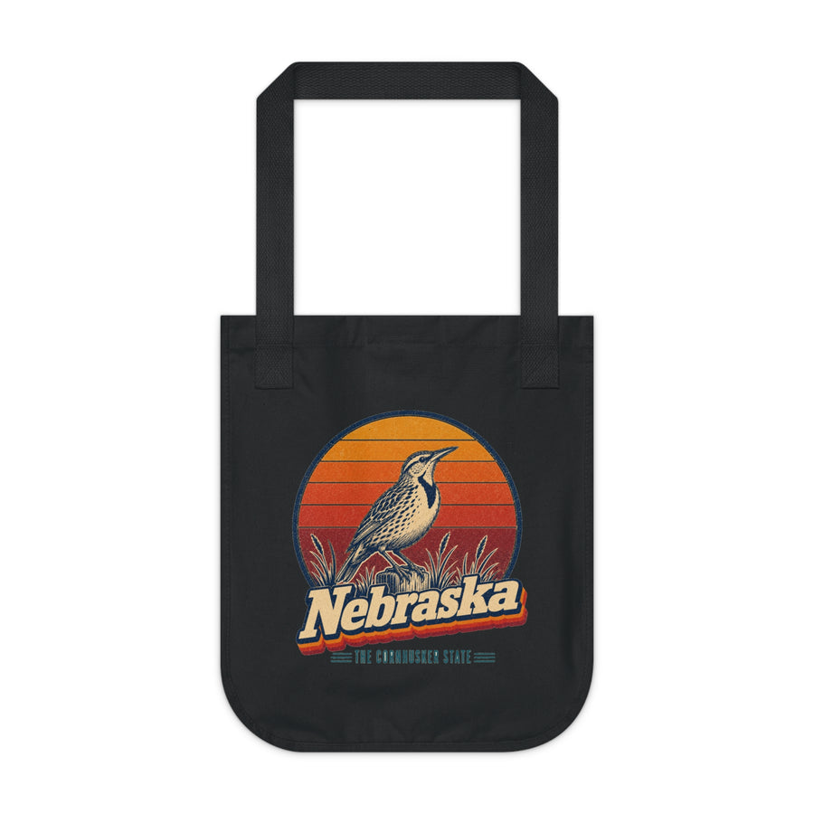 Nebraska Western Meadowlark Tote Bag
