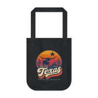 Texas Retro Sunset Tote Bag
